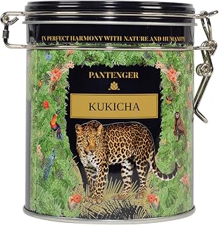 Organic Japanese Kukicha Green Tea | Loose Leaf - 3.5 Oz |Twig Tea - USDA Organic Green Tea | Japanese Tea by Pantenger