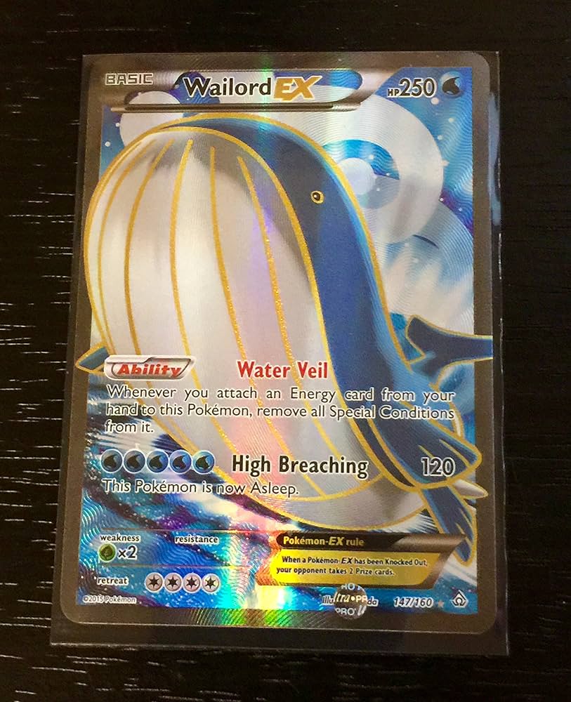 【PSA7】ホエルオーEX 英語 147/160 Wailord PSA7】ホエルオーEX 英語 147/160 Wailord Wailord ex (EX