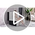 6" Cot Tri-Fold Memory Foam Folding Mattress Topper with Washable Cover - Cooling Mattress Pad for College Dorm, Single Bed, Camping, and Guest Bed - 75"x31"x6"