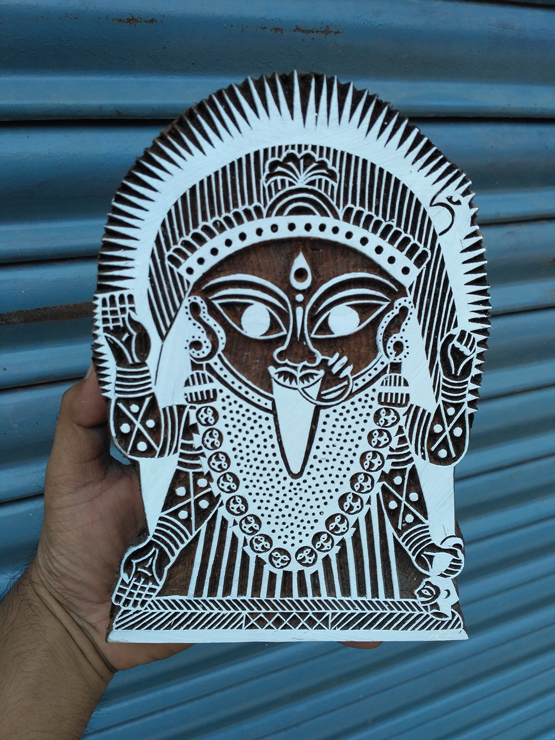 wooden block stamps Kali MAA WOODEN BLOCK STAMPS Hand Carved Fabric Printing Block Wooden Craft Henna Block, Brown, 5.5 x 8 (B0772V7XBP) Amazon Price History, Amazon Price Tracker