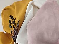 Vista 3 de Tela de lino de doble cara (6334 6335 6400) Rosa