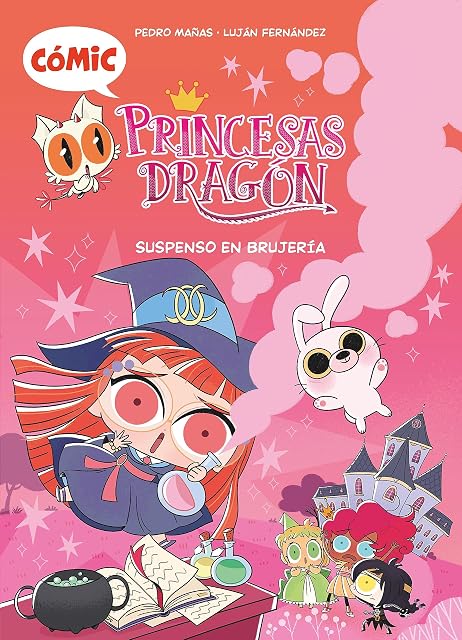 Portada de Cómic Princesas Dragón 2: Suspenso en brujería