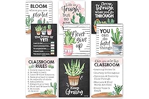 Hadley Designs 9 Cactus Classroom Decor Signs