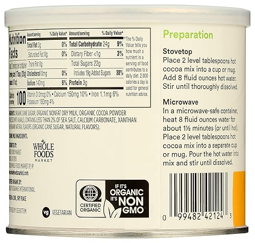 Miniatura 10 de 365 by Whole Foods Market Hot Cocoa Rich Chocolate orgánico 12 onzas