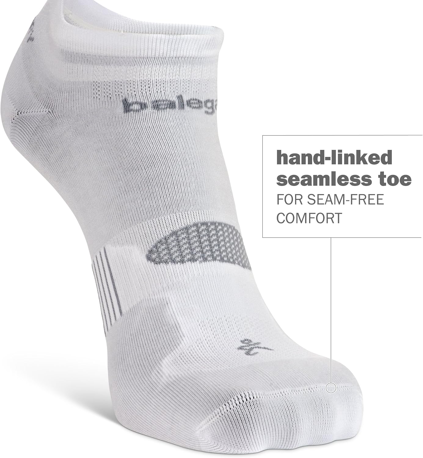 Balega Hidden Dry Moisture Wicking Performance No Show Athletic Running Socks for Men and Women (1 Pair)