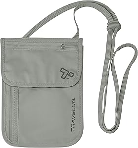 Travelon RFID Blocking Undergarment Neck Pouch