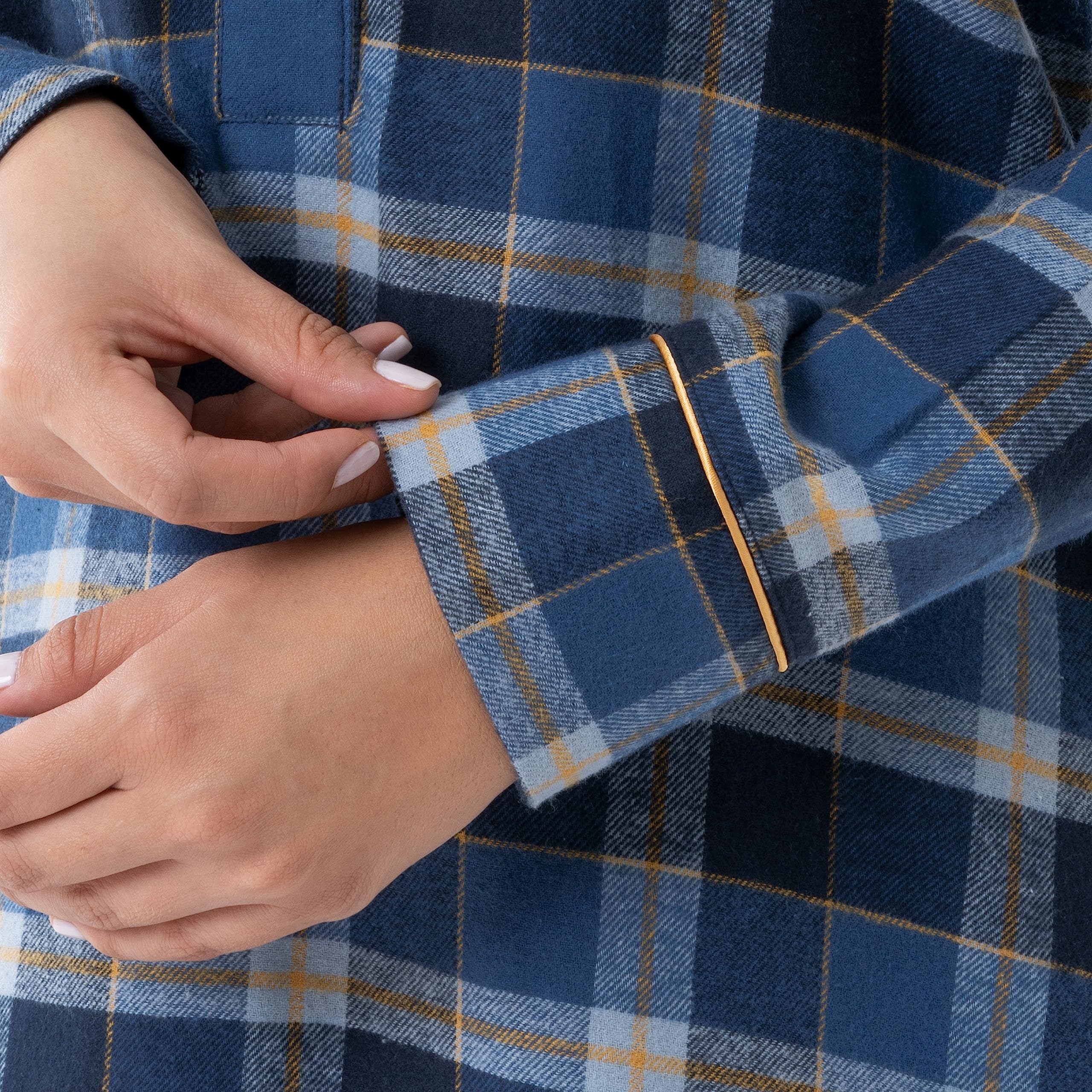Wrangler Koszula nocna Kobiety Średniej długości flanelowa sukienka do spania