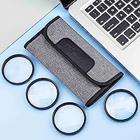 Vista 7 de Juego de Filtros Macro de 55mm para Primer Plano (+2 +4 +8 +10) Accesorio de Filtro Macro con Bolsa para Filtro de Lente para Sony A6600 A6500 A6400