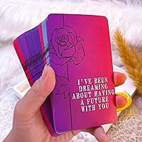 Vista 2 de Mazos de Cartas de Oráculo Amor Divino, 64 Cartas de Tarot de Llamas Gemelas, mazos de cartas de oráculo con significados en ellos, Explora temas