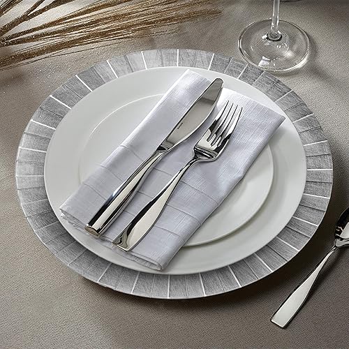 Miniatura 4 de ChargeIt by Jay Charge It by Jay Burst Charger - Plato decorativo de melamina de 13 pulgadas para el hogar, comedor profesional, perfecto para