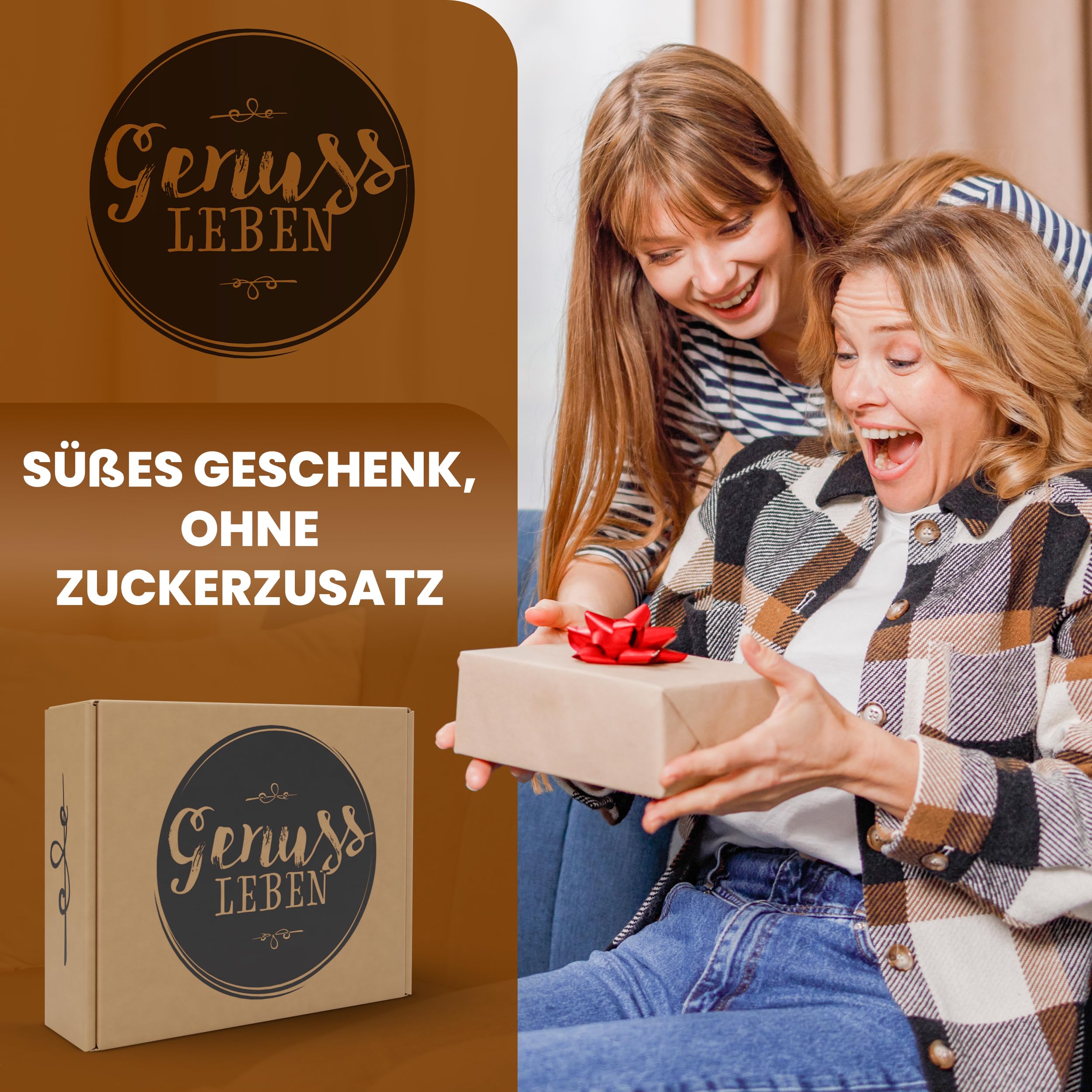 Genusslebenbox 500 g zuckerfreie Geschenkbox