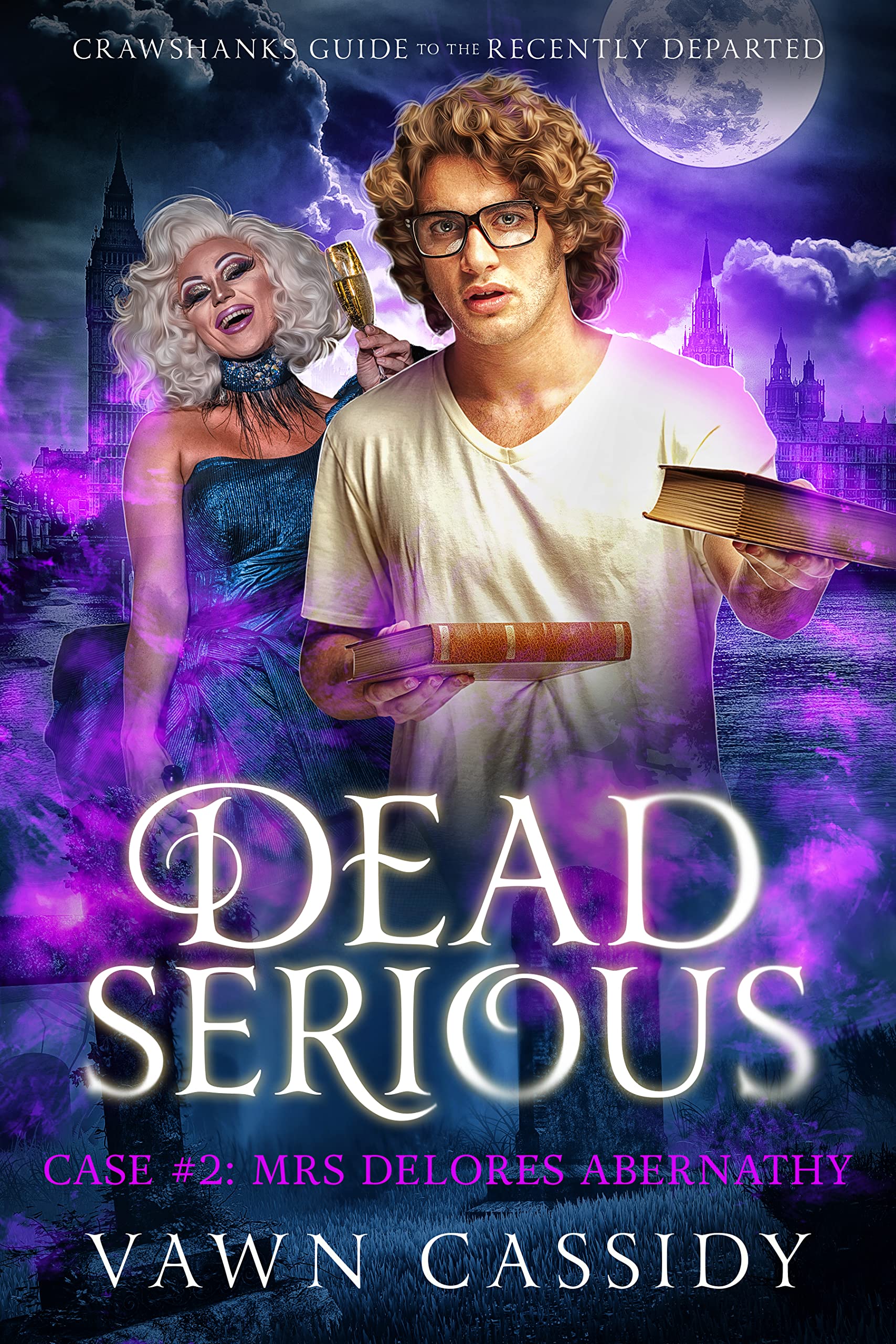 Dead Serious Case #2 Mrs Delores Abernathy: MM Paranormal Romance & Dark Comedy (Crawshanks Guide to the Recently Departed)