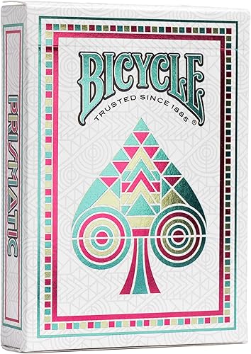 Bicycle Cartas prismáticas - Diseño moderno y vibrante, laminado en frío, perfecto para juegos de cartas y trucos de magia
