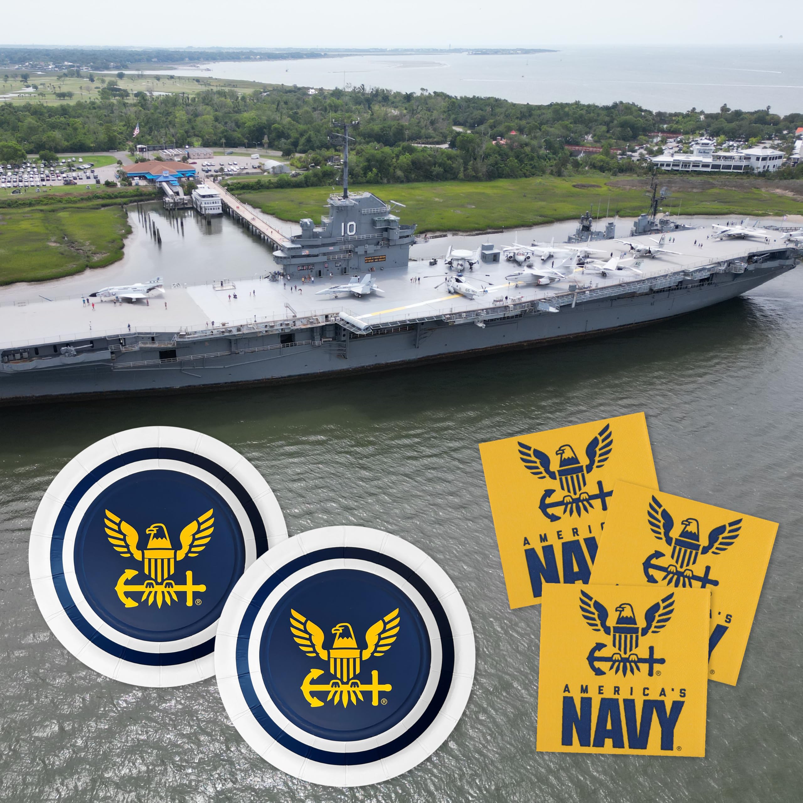 Amazon.com: Havercamp U.S. Navy Party for 16 guests! Includes 16