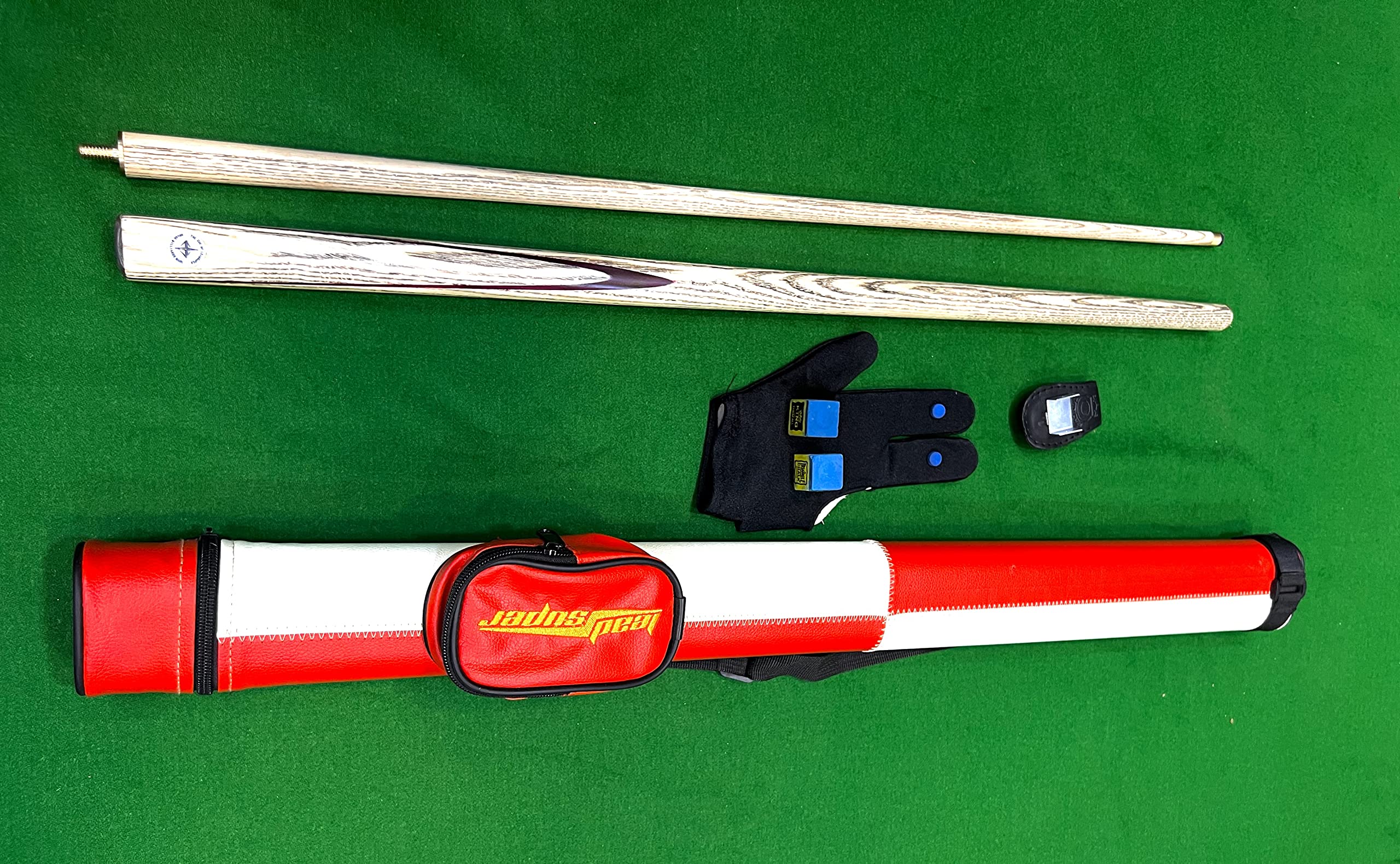 LINDBERGSPORTS Billiard Snooker &Pool Half CUE Stick 1/2 &CASE by LEADSUPER TIP Size 10mm with Chalk, Chalk Holder omin, 2pc 10mm tip, 1pcs LINDBERGSPORTS Glove (Red) (B09XR42ZGT) Amazon Price History, Amazon Price Tracker