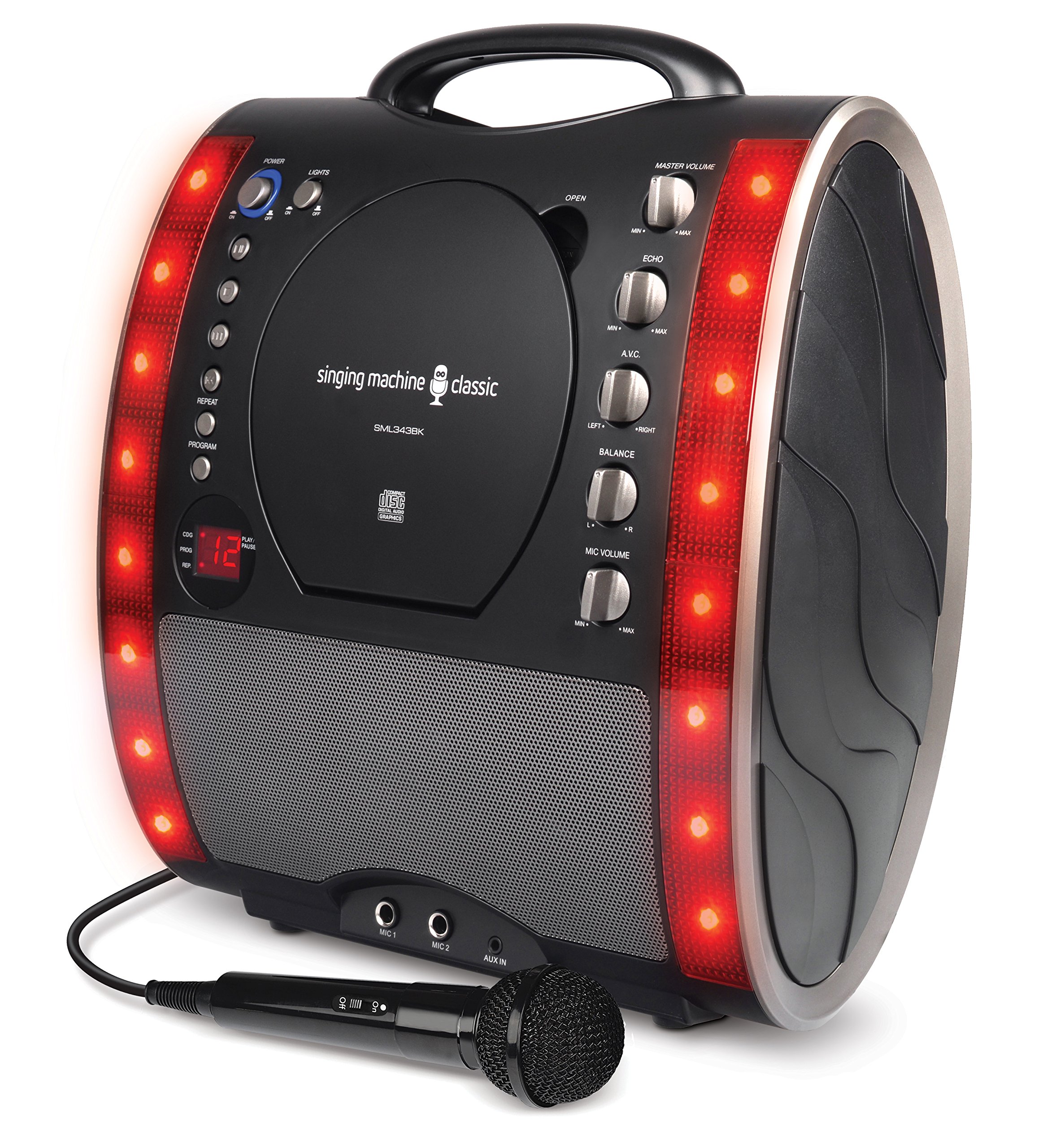 Amazon.com: Singing Machine SML343BK Front Loading Karaoke Machine