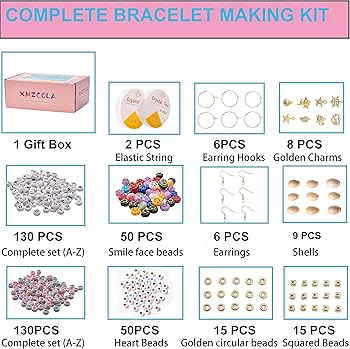 beads様 Amazon.com: XMZCOLA Clay Beads for Bracelets Making Kit