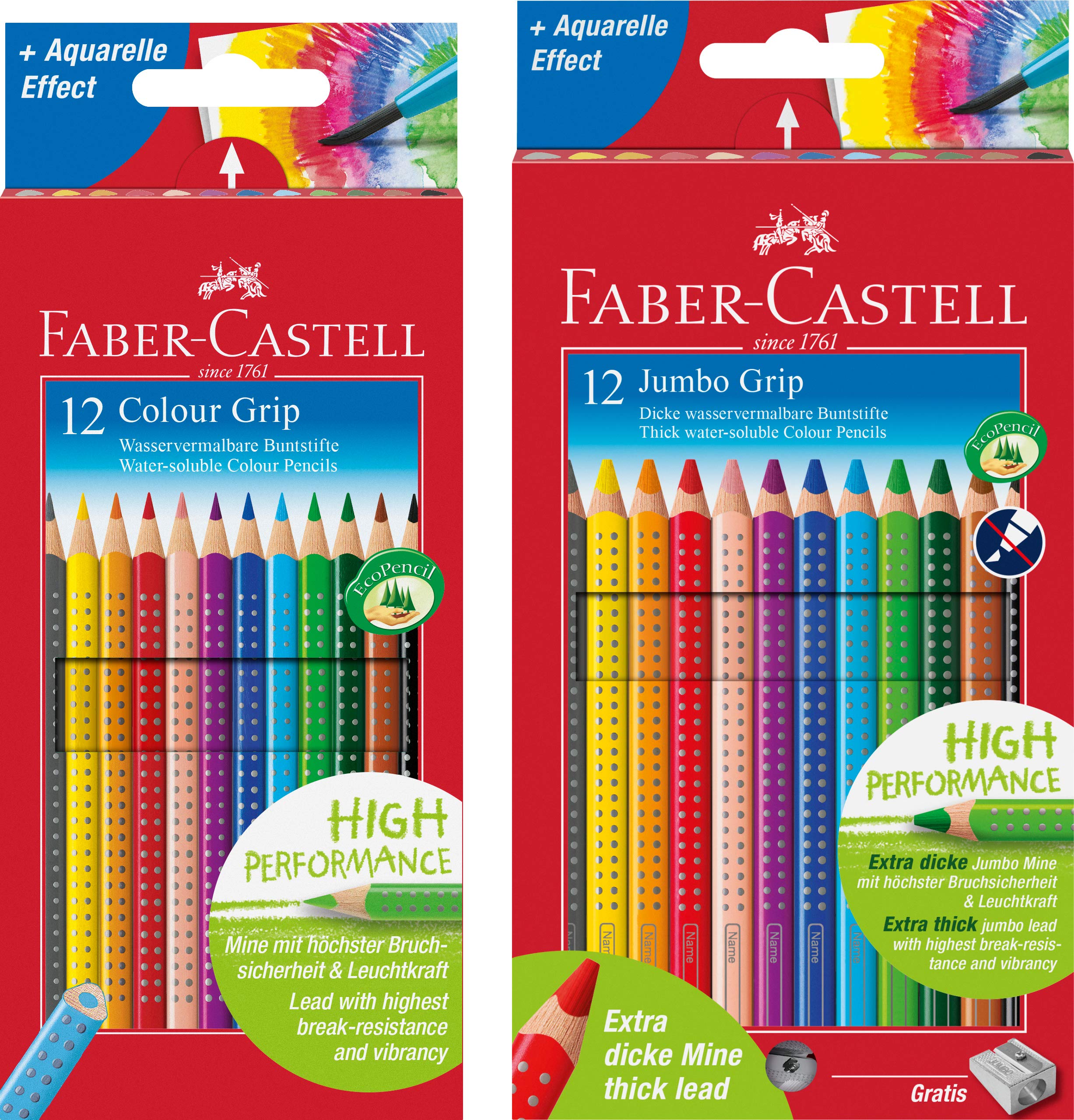Faber-Castell Colour Grip Colouring Pencils