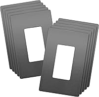 Vista 117 de LIDER Placa de pared metálica decorativa, resistente a la temperatura y al impacto, acero inoxidable 430, cubierta sin tornillos, mejora