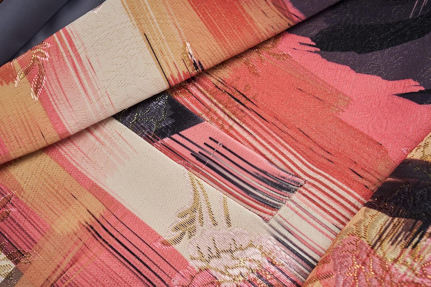 MOGU Mens Blazer with Colourful Irregular Pattern Slim Suit Jacket