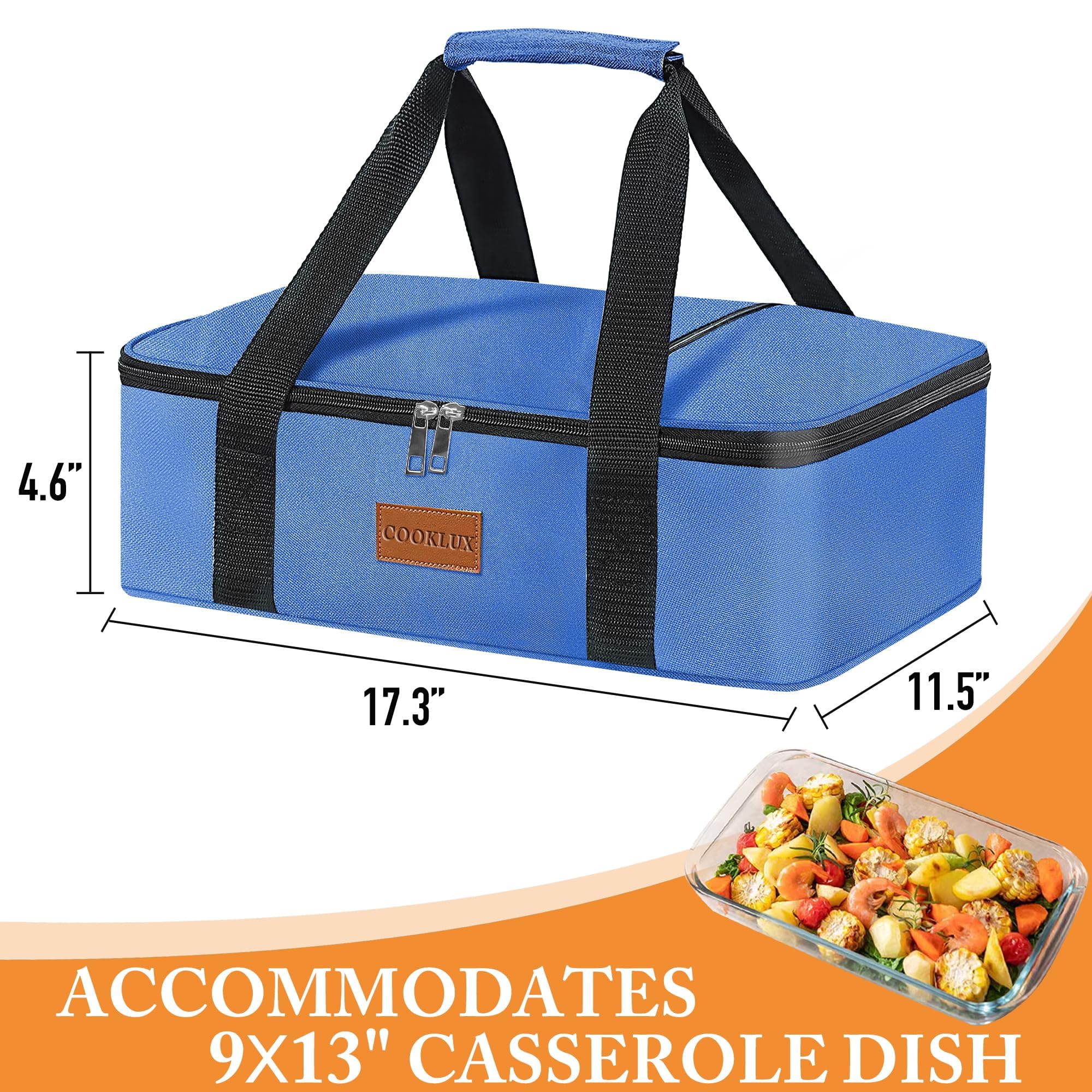Amazon.com: Cooklux Insulated Casserole Carrier - Single Layer