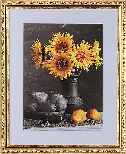 Miniatura 3 de Marco dorado de 16 x 20 pulgadas, marco dorado de 1-38 pulgadas, 16 x 20 pulgadas, marco para póster de 16 x 20 pulgadas. Marcos de fotos de 16 x 20