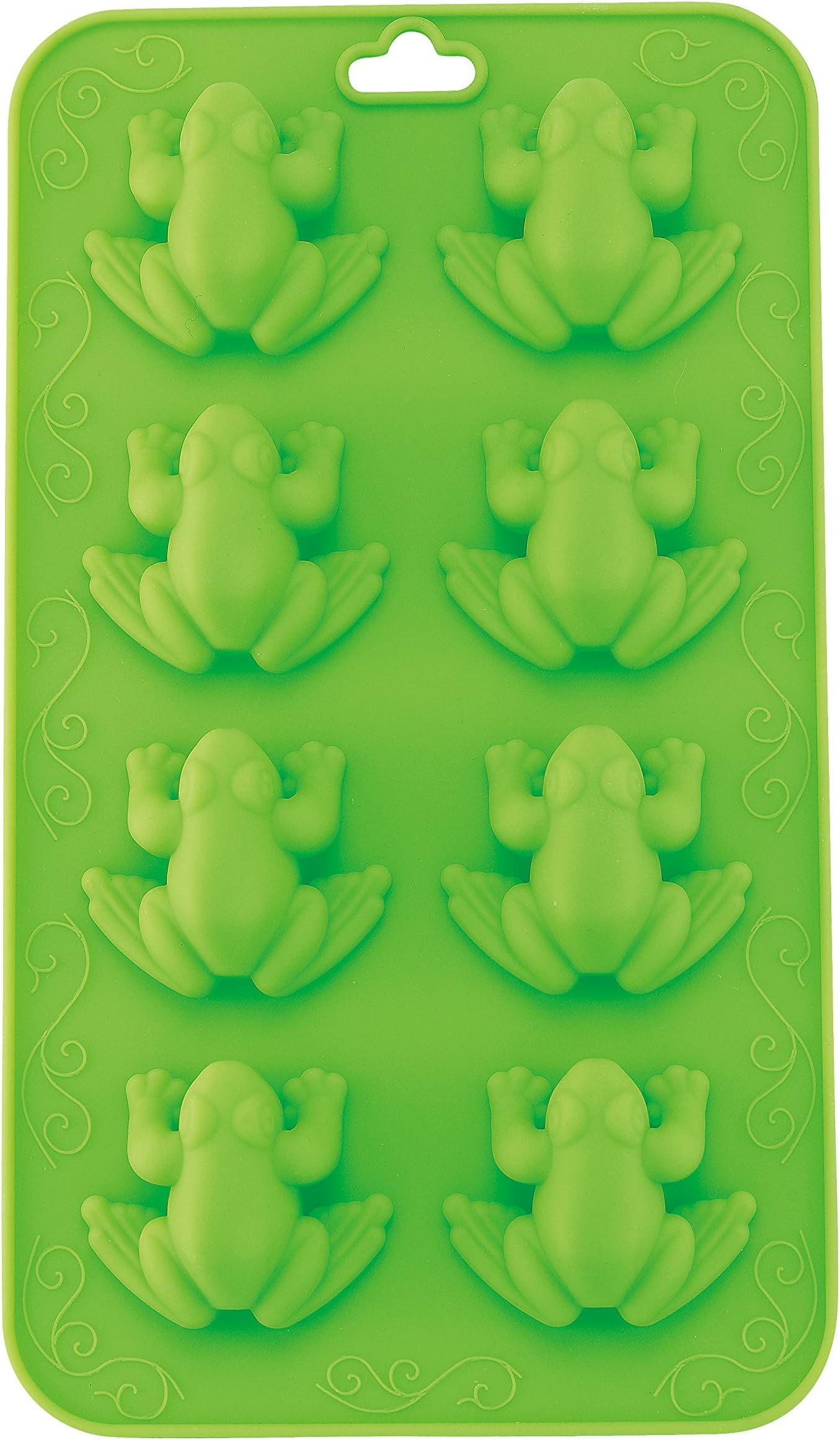 Passover Silicone Frog Molds - Chocolate, Candy, Jelly and Ice Tray in Fun 10 Plague Frog Shape - Pesach Seder and Kitchen Accessories by The Kosher Cook