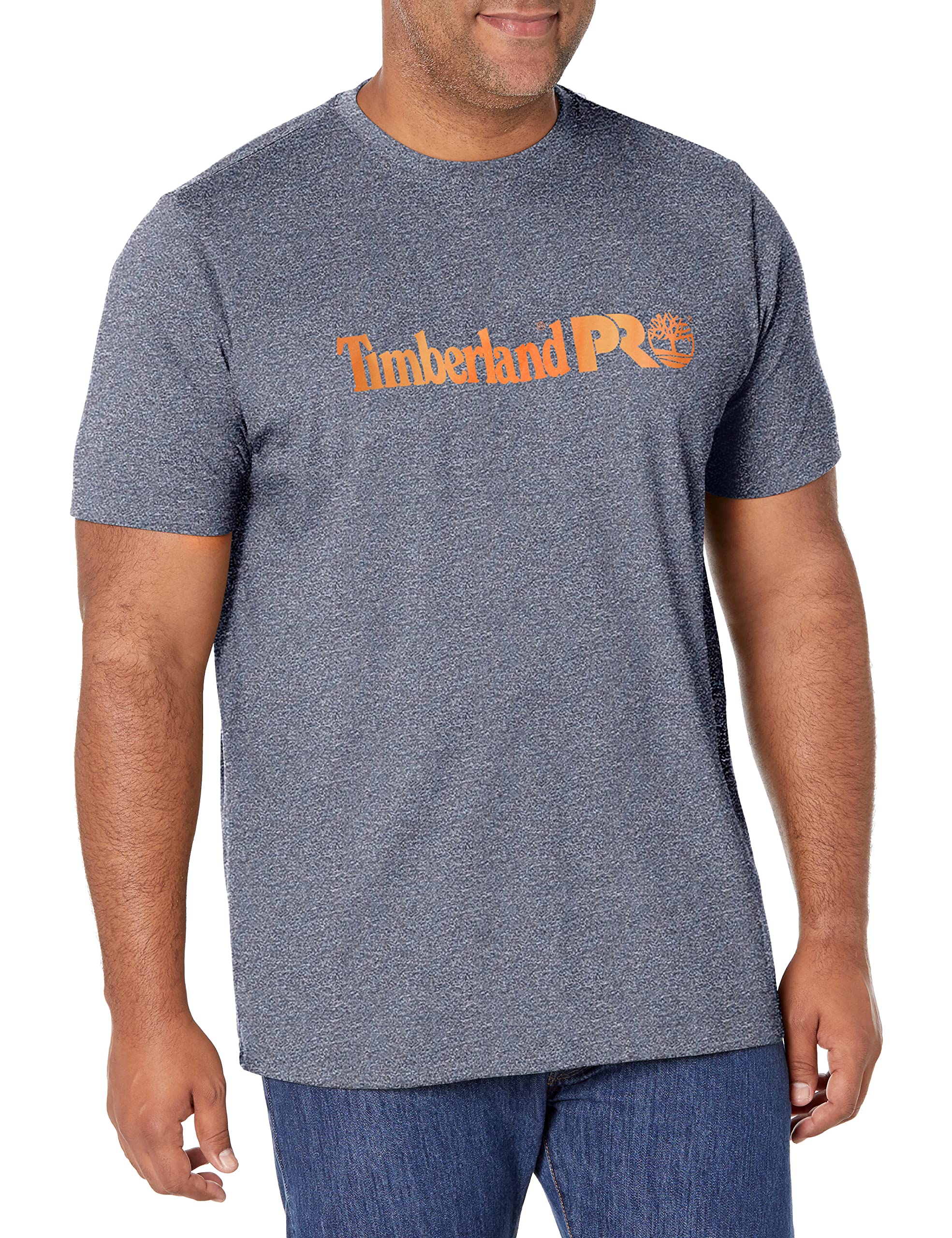 Timberland PROMen's Base Plate Short Sleeve T-Shirt with Chest Logo