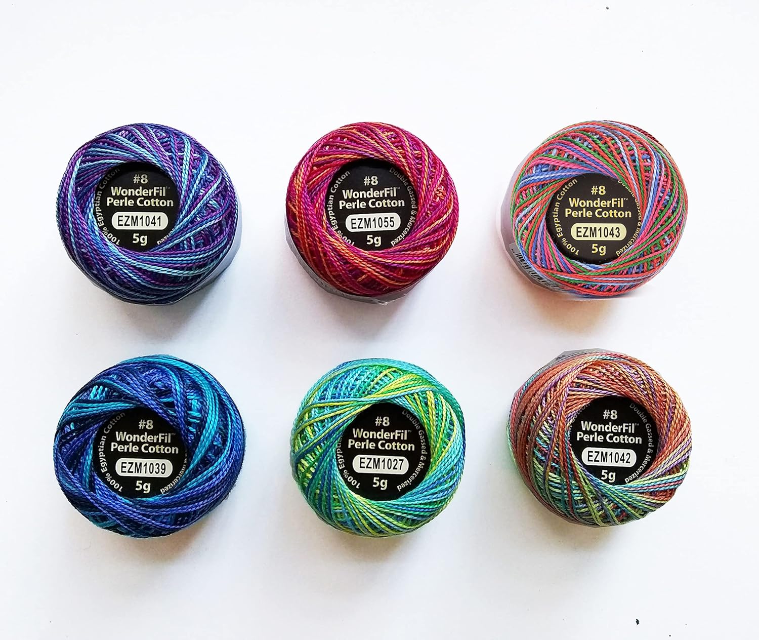 Amazon.com: WonderFil Eleganza Size 8 Perle Cotton Embroidery Thread ...