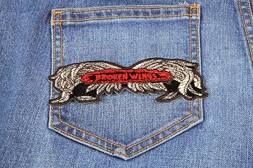 Broken Wings Patch, Biker Patches (P2951)