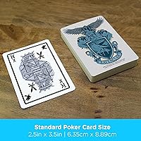 Vista 5 de Aquarius Harry Potter - Baraja de cartas con temática de Ravenclaw para tus juegos de cartas favoritos, mercancía y coleccionables con licencia