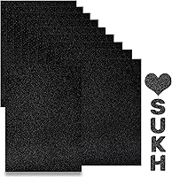 Vista 10 de Sukh Papel de Cartulina con Purpurina Rosa - Papel de Cartulina para Manualidades A4 Grueso Colorido para Navidad, San Valentín, Caja de Regalo