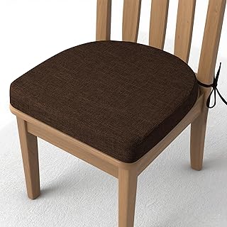 AddGrace Chair Cushions for Dining Chairs 17 * 16 * 2 inch Non-Slip U-Shaped