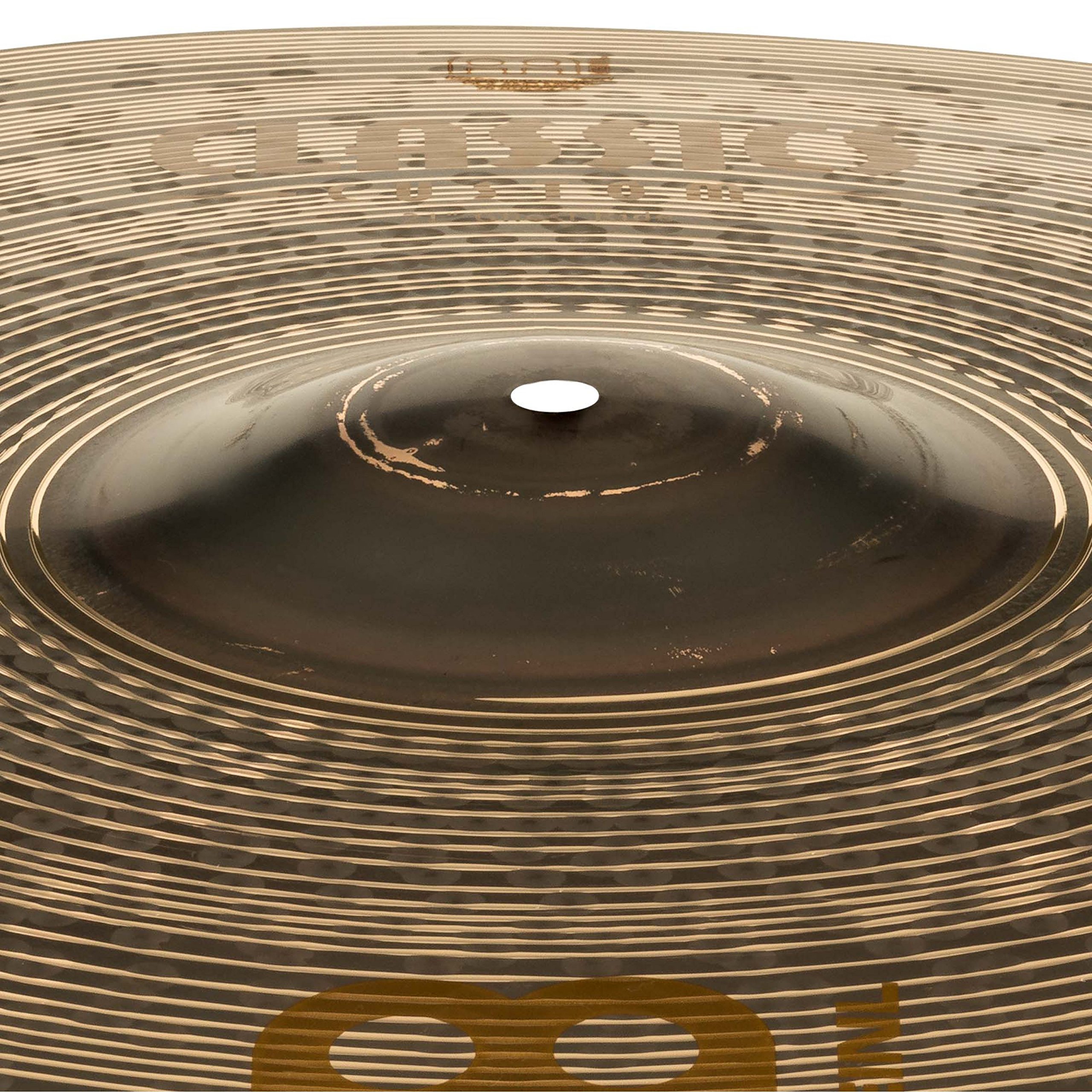 Meinl Cymbals Classics Custom Brilliant Brann Dailor Piatto Ghost Ride 21 pollici (53,34cm) per Batteria - Bronzo B12, Finitura Brillante, Prodotto in Germania (CC21GR)