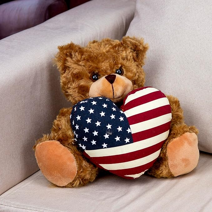 Oso de Peluche American Pillow Bear 11 pulgadas Plushland miniatura 3