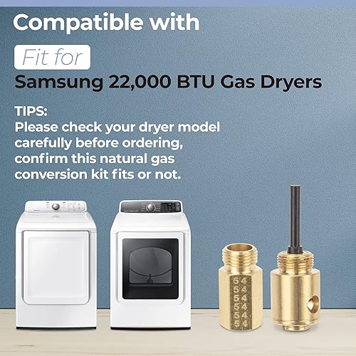 Miniatura 5 de LPKIT-3XAA LP Kit de conversión de gas natural a propano líquido reemplazo para Samsung