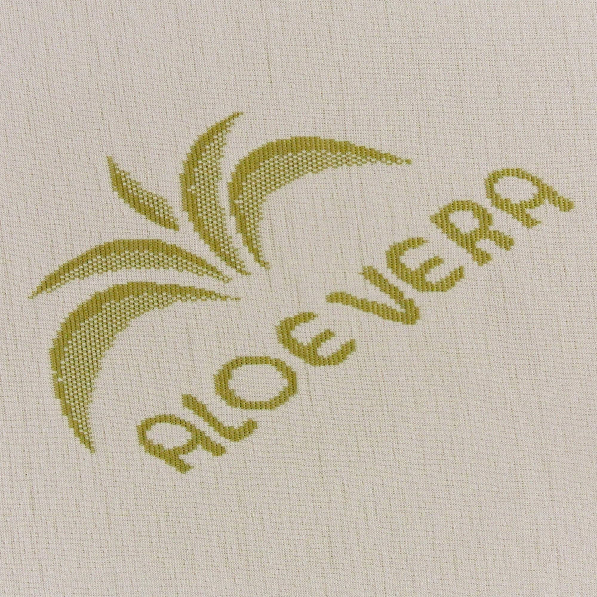 Baldiflex Topper per materasso Matrimoniale 160x190 cm in Poliuretano Altezza 10 cm, Coprimaterasso, Rivestimento Aloe Vera