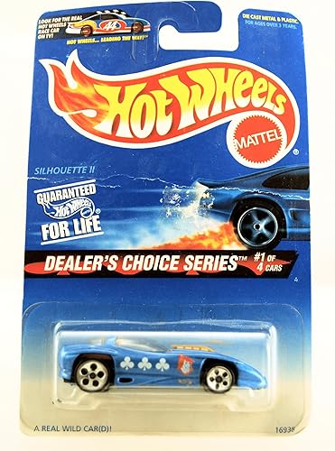 Hot Wheels - Serie Dealer's Choice - Silhouette II - Trabajo de pintura Wild Card - Coleccionista #565 - Edición limitada - Coleccionable