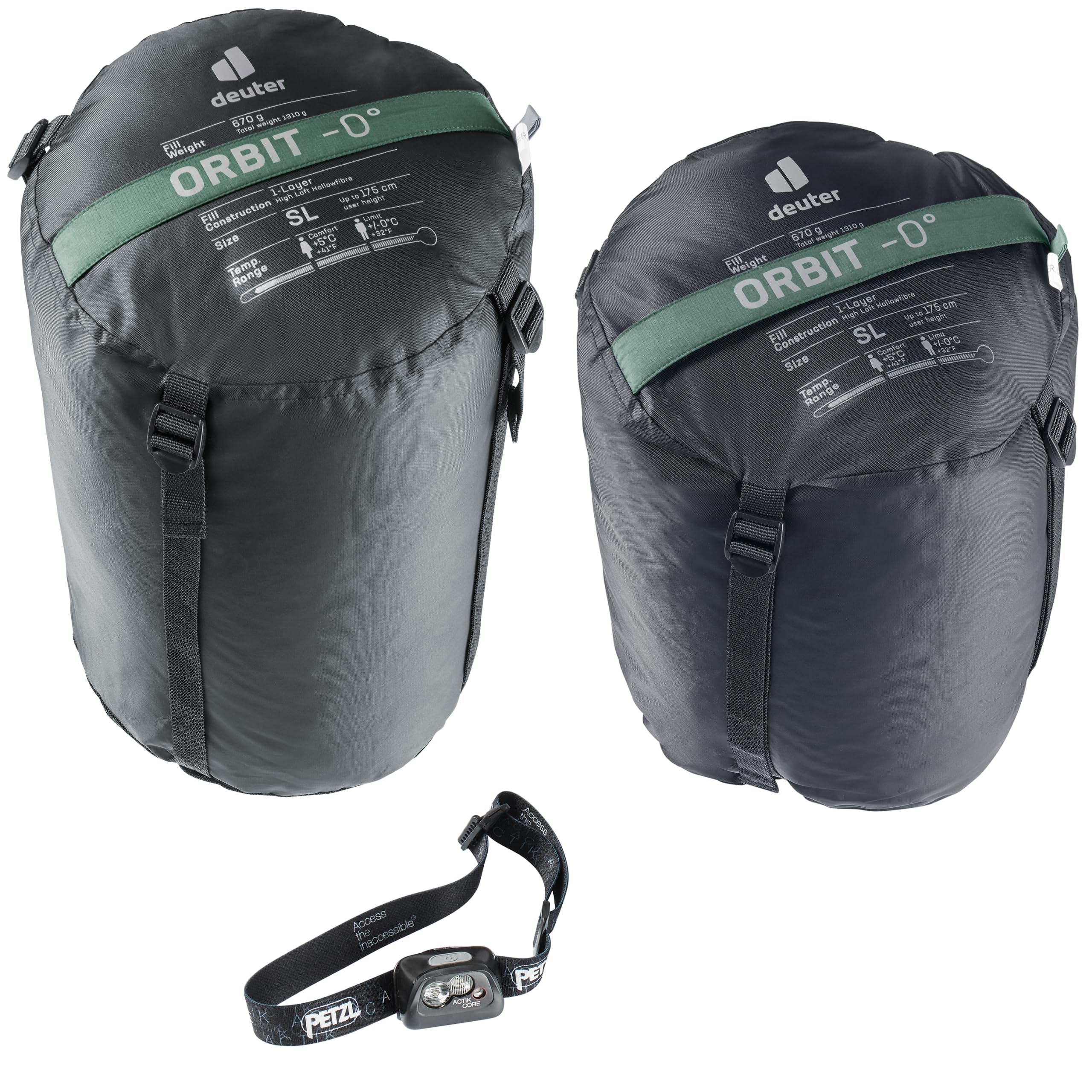 deuter Orbit 0° SL Sac de Couchage en Fibres synthétiques pour Femme