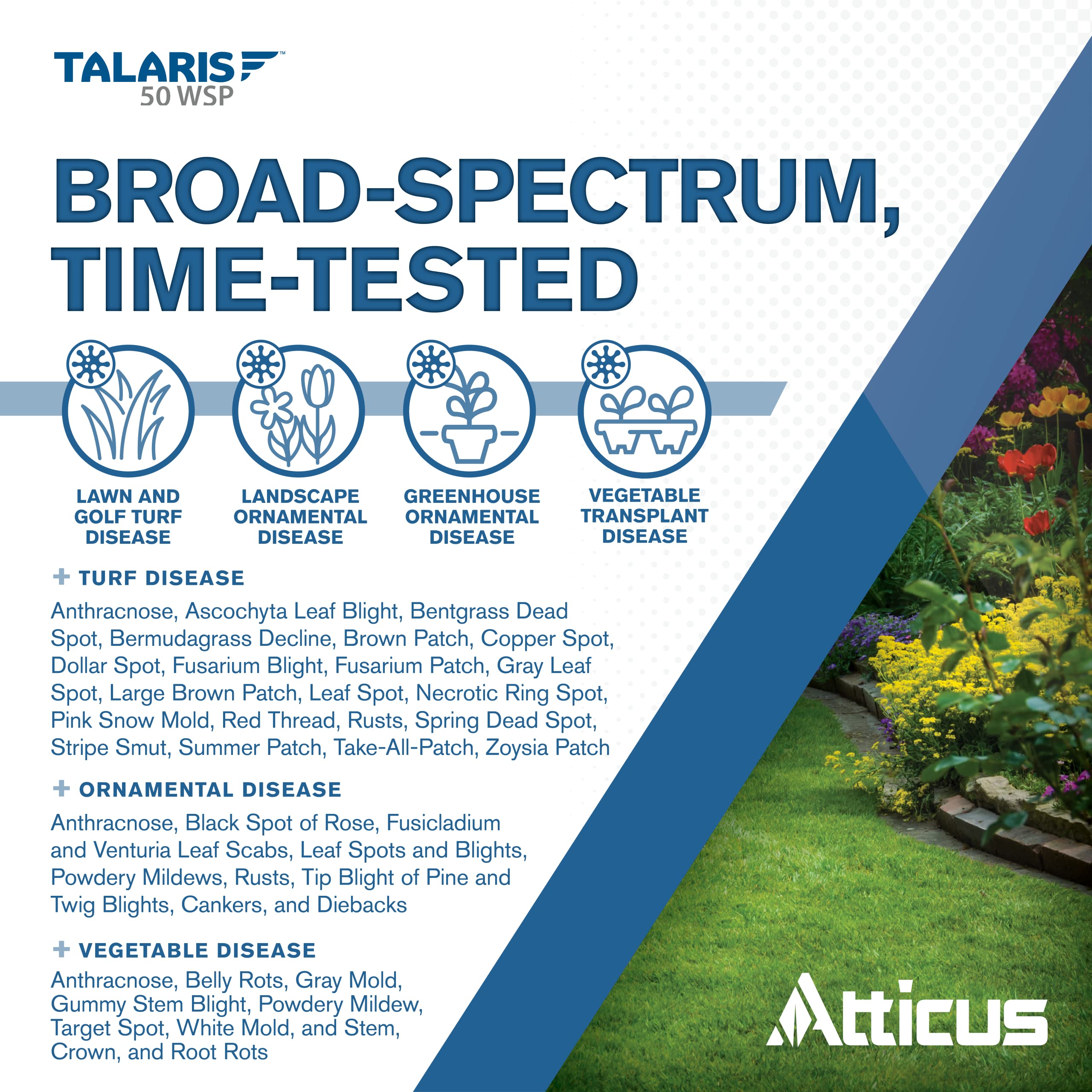 Amazon.com : Talaris 50 WSP Fungicide (2 lb) by Atticus ...