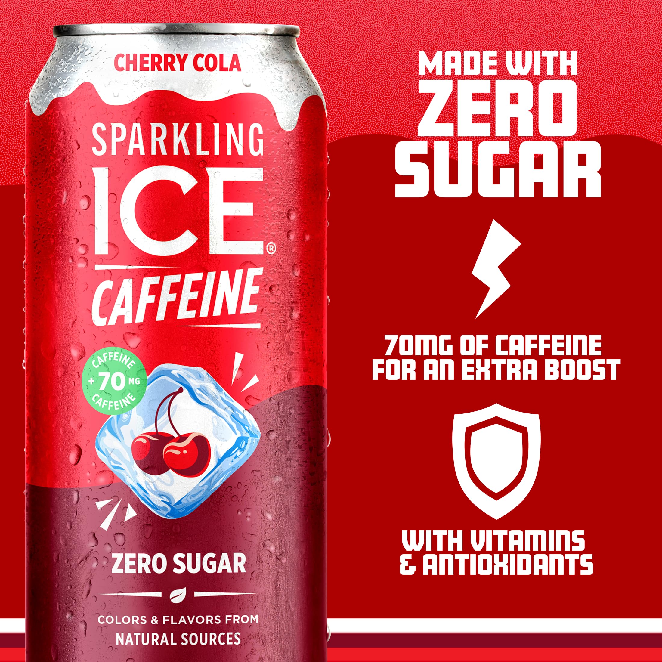 Amazon.com : Sparkling Ice® Caffeine Soda Shoppe Cherry Cola