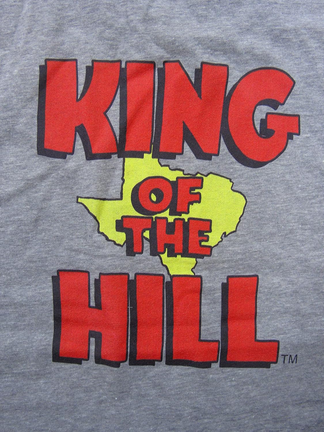 King of The Hill What are You Looking At Crew Neck Short Sleeve Gray Heather Women's Crop Top
