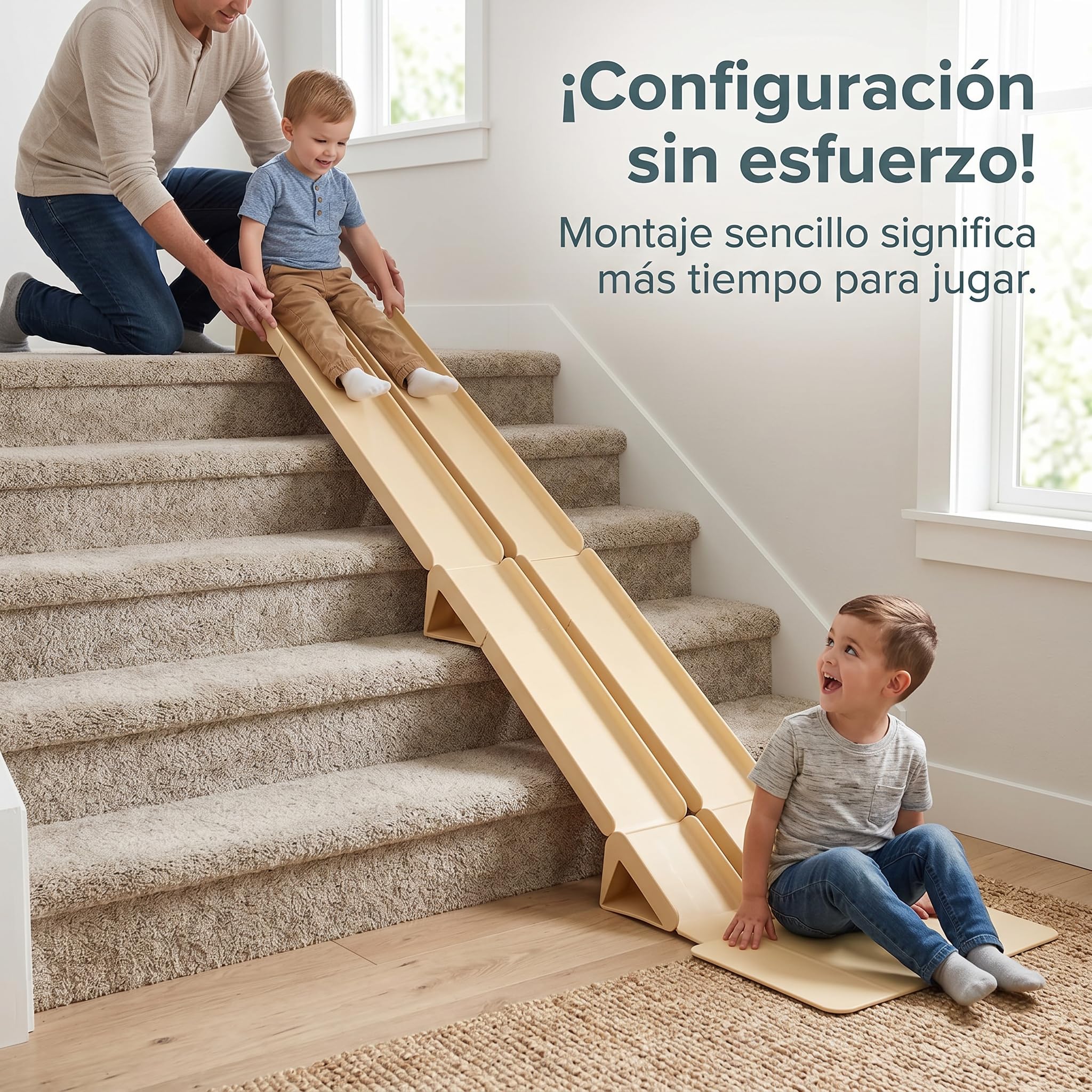 Treppenrutsche für – Modulare Rutschbahn für Treppen, Indoor & Outdoor