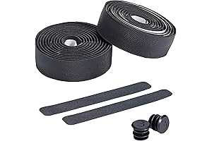 Cycling BHT-14 FlexRibbon Gel Handlebar Tape for Road Bikes, Black, One Size (2929771401)