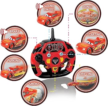 Dickie Toys - Voiture De Course RC Cars 3 Ultimate - Lightning
