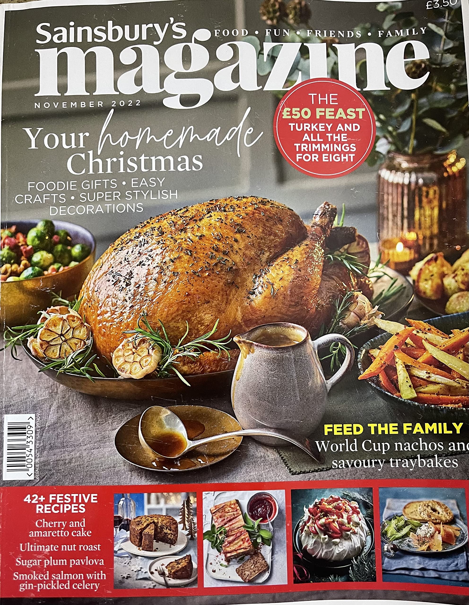 Sainsbury’s Magazine November 2022 UK Food Fun Friends Family