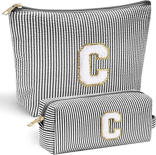 Miniatura 8 de YOOLIFE Regalos del Día de la Madre para Mujeres Bolsa de Maquillaje Inicial 2 Bolsa de Cosméticos Bolsa de Maquillaje de Viaje Regalos