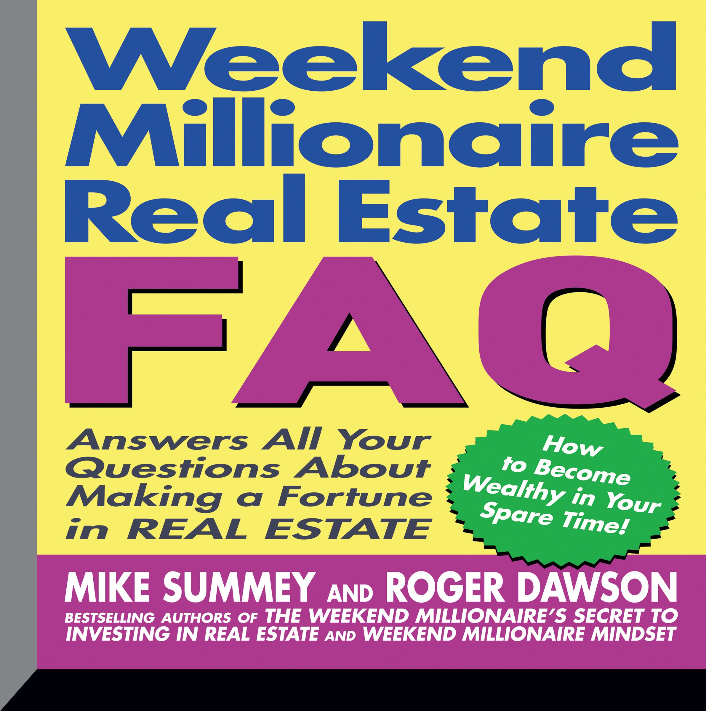 Cover art for Weekend Millionaire's Real Estate FAQ
