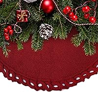 Vista 49 de Mr. Pen Christmas Tree Skirt - 48 inches, Faux Fur, White