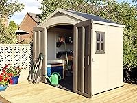 Vista 8 de Cobertizo KETER Factor de resina, Marrón topo/café